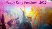 Rang Panchami 2020 Images and HD Wallpapers for Free Download Online: Wish &lsquo;Happy Rang Panchami&rsquo; via WhatsApp Stickers, Facebook Status and GIF Messages