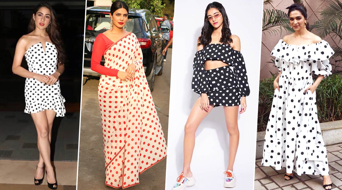 Pretty in Polka Dots! Sara Ali Kha, Deepika Padukone, Priyanka Chopra Show You Why the Print is Always Trendy and Never a Fad