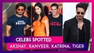 Akshay Kumar, Ranveer Singh, Katrina Kaif, Tiger Shroff & Others Seen In The City I Celebs Spotted