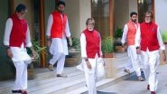 Amitabh Bachchan and Abhishek Bachchan's Recent Picture Have the Father-Son Duo Slaying It in Classic Indian Attire