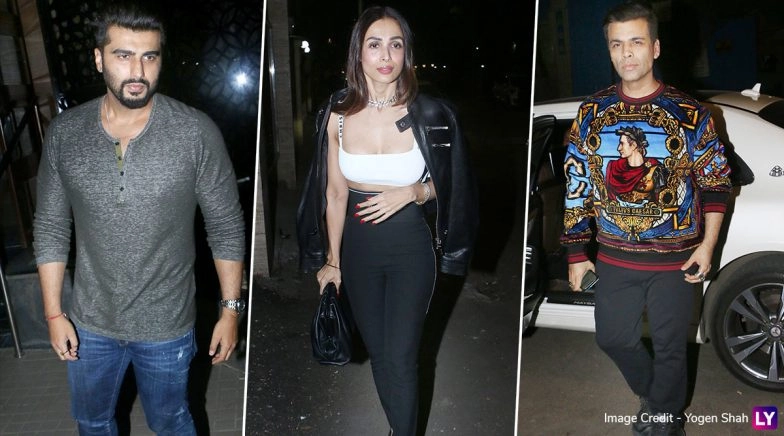 Arjun Kapoor, Malaika Arora, Karan Johar and Others Spotted Making a Stylish Appearance for a Party
