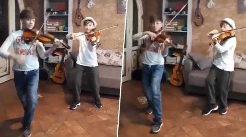 Italian Twins Play Coldplay’s ‘Viva La Vida’ Cover on Violin During Self-Isolation