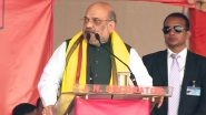 Amit Shah Launches 'Aar Noi Anyai' Campaign to Counter Mamata Banerjee's 'Didi Ke Bolo' in West Bengal, Promises to Fulfill 'Sonar Bengal' Dream