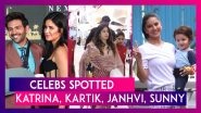 Katrina Kaif, Kartik Aaryan, Janhvi Kapoor, Sunny Leone & Others Seen In The City I Celebs Spotted