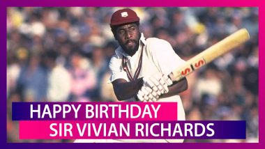 Happy Birthday Sir Vivian Richards: Facts To Know About the Former West Indies Cricketer