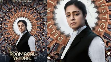 Ponmagal Vandhal: Jyothika Impresses as a Determined Lawyer Ready to Fight For Justice On the Second Look Released As a Special Women's Day 2020 Treat! 