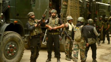 Jammu and Kashmir: Indian Security Forces Neutralise 4 Terrorists in Kulgam Encounter, 1 Army Officer Injured