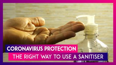 Coronavirus Protection: How To Keep Your Hands Germ-Free? Right Way To Use A Hand Sanitiser