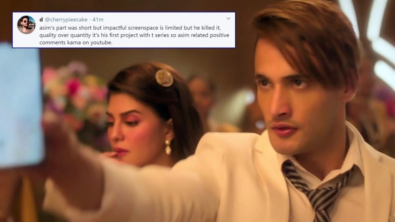 Mere Angne Mein 2.0 Song Twitter Reactions: Netizens Are in Love with Jacqueline Fernandez, Asim Riaz’s Holi Song (Read Tweets)