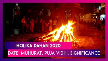 Holika Dahan 2020: Date, Shubh Muhurat, Significance & Time To Burn Holika Before Rangwali Holi