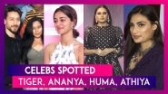 Tiger Shroff, Ananya Panday, Huma Qureshi, Athiya Shetty & Others Seen In The City I Celebs Spotted