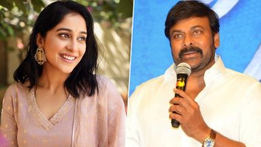 Acharya: Superstar Chiranjeevi Shoots a Song with Regina Cassandra For His Upcoming Film