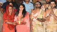 Sara Ali Khan and Amrita Singh Attend the Holy Ganga Aarti in Varanasi Despite Coronavirus Scare (View Pics)