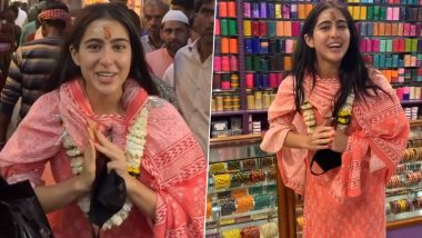 Sara Ali Khan’s Varanasi Visit and Ganga Aarti at Kashi Vishwanath Temple Stir Controversy (Read Deets)