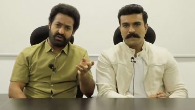 RRR Stars Ram Charan and Jr NTR Share Precautionary Measures to Undertake Amid Coronavirus Outbreak, Ask Fans to Stay Hygienic (Watch Video)