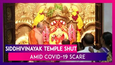 Coronavirus: Mumbai’s Siddhivinayak Temple Closed, Pune Temple Makes Sanitisation Mandatory For Entry