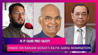 Ranjan Gogoi Nominated To Rajya Sabha: Asaduddin Owaisi Asks Is It Quid Pro Quo?