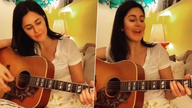 Katrina Kaif is Making the Most of her Self-Isolation Period, Starts Learning Guitar with Singing (Watch Video)