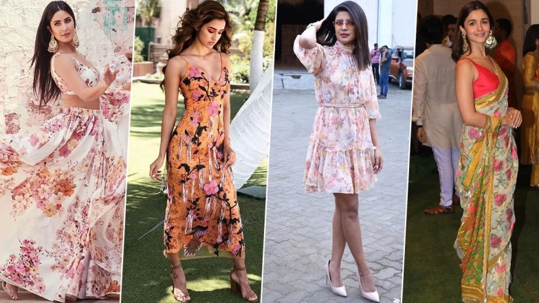 Katrina Kaif, Disha Patani, Priyanka Chopra and Others Show You Why Floral Fashion Is Always a Hot Trend in Summers (View Pics)