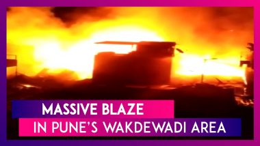 Cylinder Blast Causes Massive Fire In Pune’s Wakdewadi, No Deaths Reported
