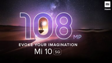 Xiaomi Mi 10 5G All Set To Be Launched in India on March 31; Check Expected Prices, Features, Variants & Specs