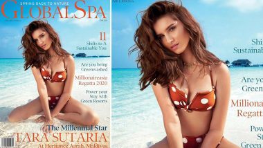 Tara Sutaria Oozes Oomph in her Polka Dots Bikini on the Cover of Global Spa Magazine (View Pic)