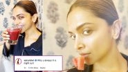 Deepika Padukone Posts About Eating Healthy Amid Coronavirus Lockdown But Varun Dhawan Has a Fashion Question for Her! (View Pic)&nbsp;