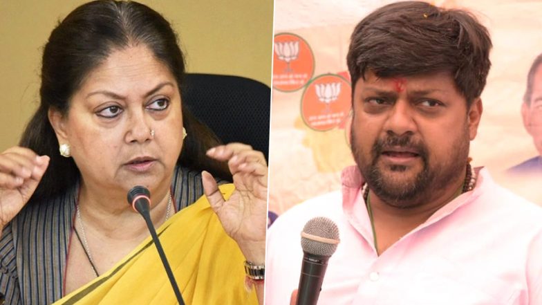 Vasundhara Raje, Son Dushyant Singh Test Negative for COVID-19, Had Met Coronavirus-Infected Kanika Kapoor at Party Last Week