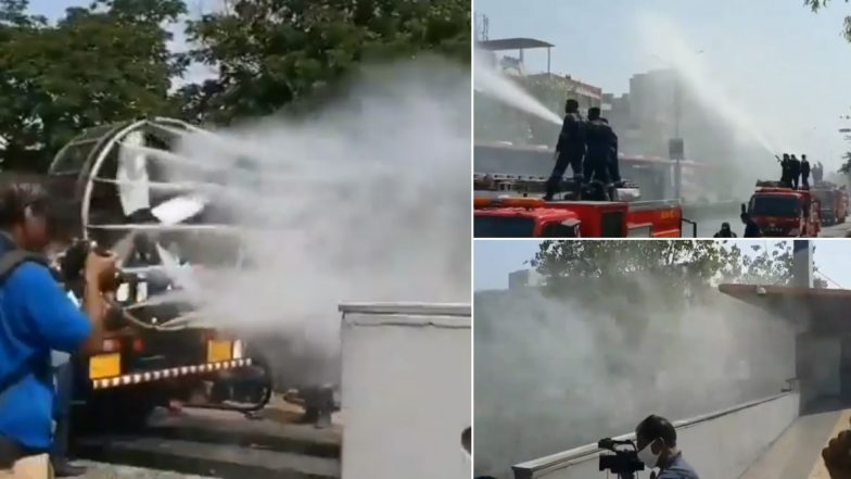 Coronavirus Outbreak in India: Public Places in Pune and Ahmedabad Sanitised As Cities Observe Janata Curfew to Prevent Spread of COVID-19; View Pics and Videos