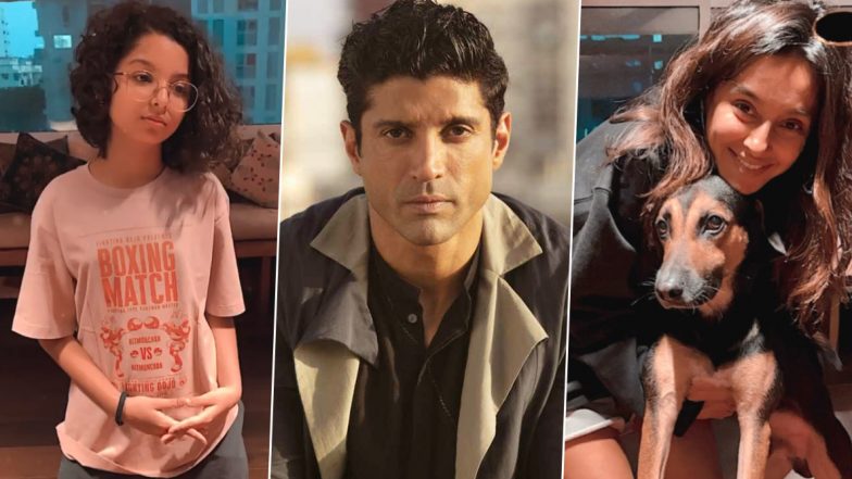 Farhan Akhtar's Janta Curfew Is Well Spent With Daughter Akira Akhtar and Girlfriend Shibani Dandekar