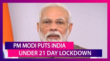 PM Narendra Modi Orders India Lockdown For 21 Days From 12AM Of March 25 To Curb Spread Of COVID-19