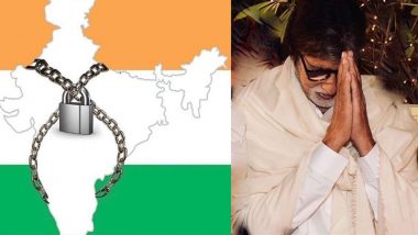 Amitabh Bachchan Pleads to the People of India with Folded Hands to Cooperate Nationwide 21 Days Lockdown to Overcome COVID-19 Pandemic