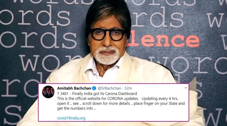 Amitabh Bachchan Tweets Wrong Link As ‘Official Website for Corona Updates’