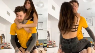Sexy Mia Khalifa Turns Into a Contortionist with Robert Sandberg for This Fun TikTok Challenge During Quarantine (Watch Viral Video)