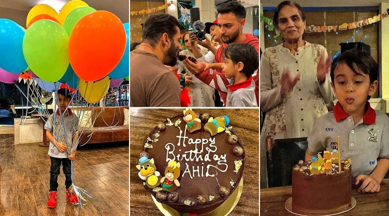 Ahil Sharma Turns 4! Here are Inside Pictures From Salman Khan's Nephew's Birthday Bash