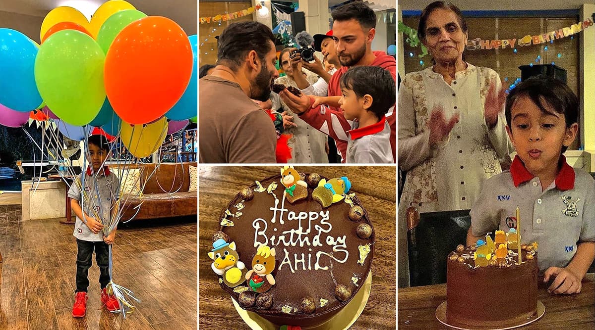 Salman Khan's Nephew Ahil Sharma 4th Birthday GRAND Celebration With AYAT &  Family @Panvel Farmhouse - YouTube