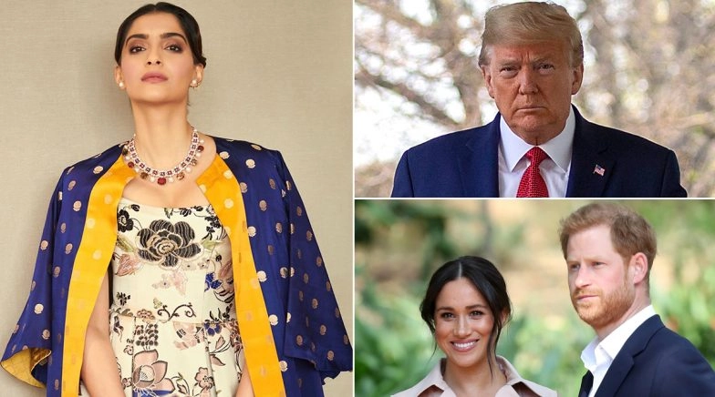 Sonam Kapoor Reacts to Donald Trump's Tweet About Meghan Markle and Prince Harry
