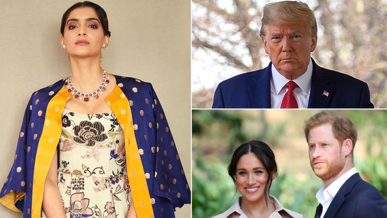 Sonam Kapoor Reacts to Donald Trump's Tweet About Meghan Markle and Prince Harry, Says 'Americans Must Be So Embarrassed Right Now'