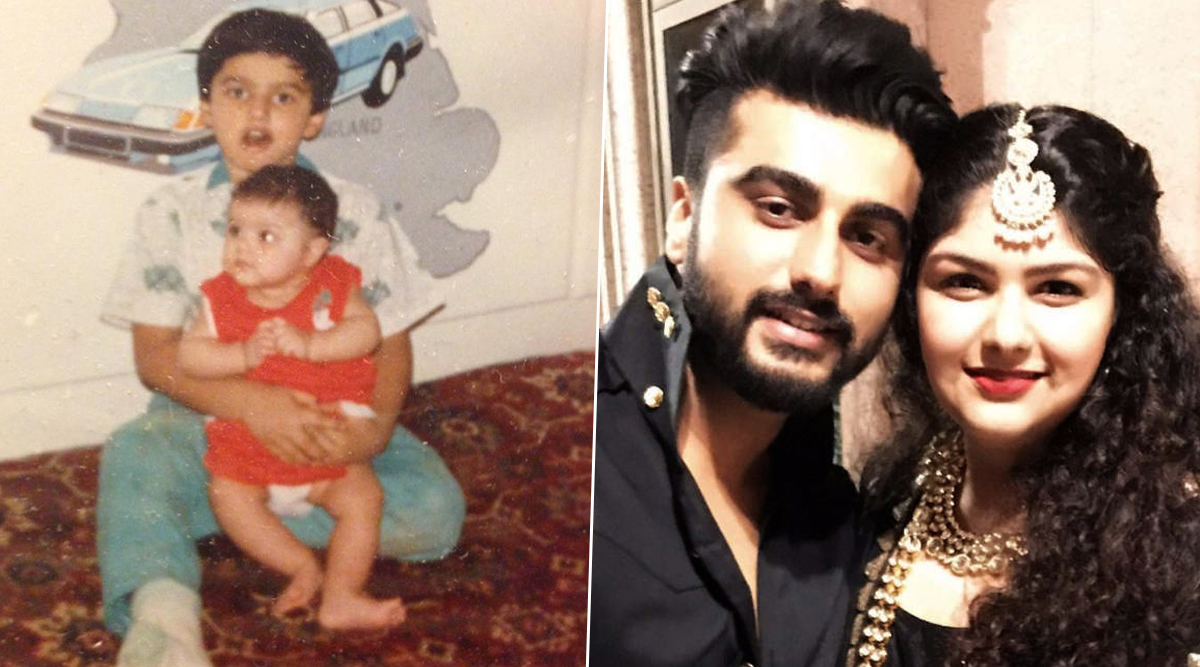 Arjun Kapoor Shares an Adorable Throwback Post With Sister Anshula Kapoor, Calls Her His 'Isolation Partner' Since 1990 (View Pic)
