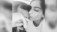 Sonam Kapoor Kisses Husband Anand Ahuja in an Adorable Instagram Picture and We are in Love With Their Quarantine Romance (View Pic)