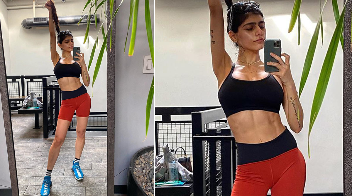 Kidnap Xxx Gym - Mia Khalifa Flaunts Perfect Abs In The Latest Instagram Pic! Pornhub Legend  Gives Us XXX-Tra Hot Fitness Goals That Will Make You Hit The Gym on a  Sunday! | ðŸ‘— LatestLY