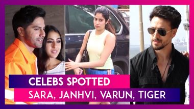 Sara Ali Khan, Janhvi Kapoor, Varun Dhawan, Tiger Shroff & Others Seen In The City I Celebs Spotted