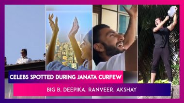 Amitabh Bachchan, Deepika Padukone, Ranveer Singh, Akshay Kumar & Others Clap To Thank The COVID-19 Fighters On Janata Curfew