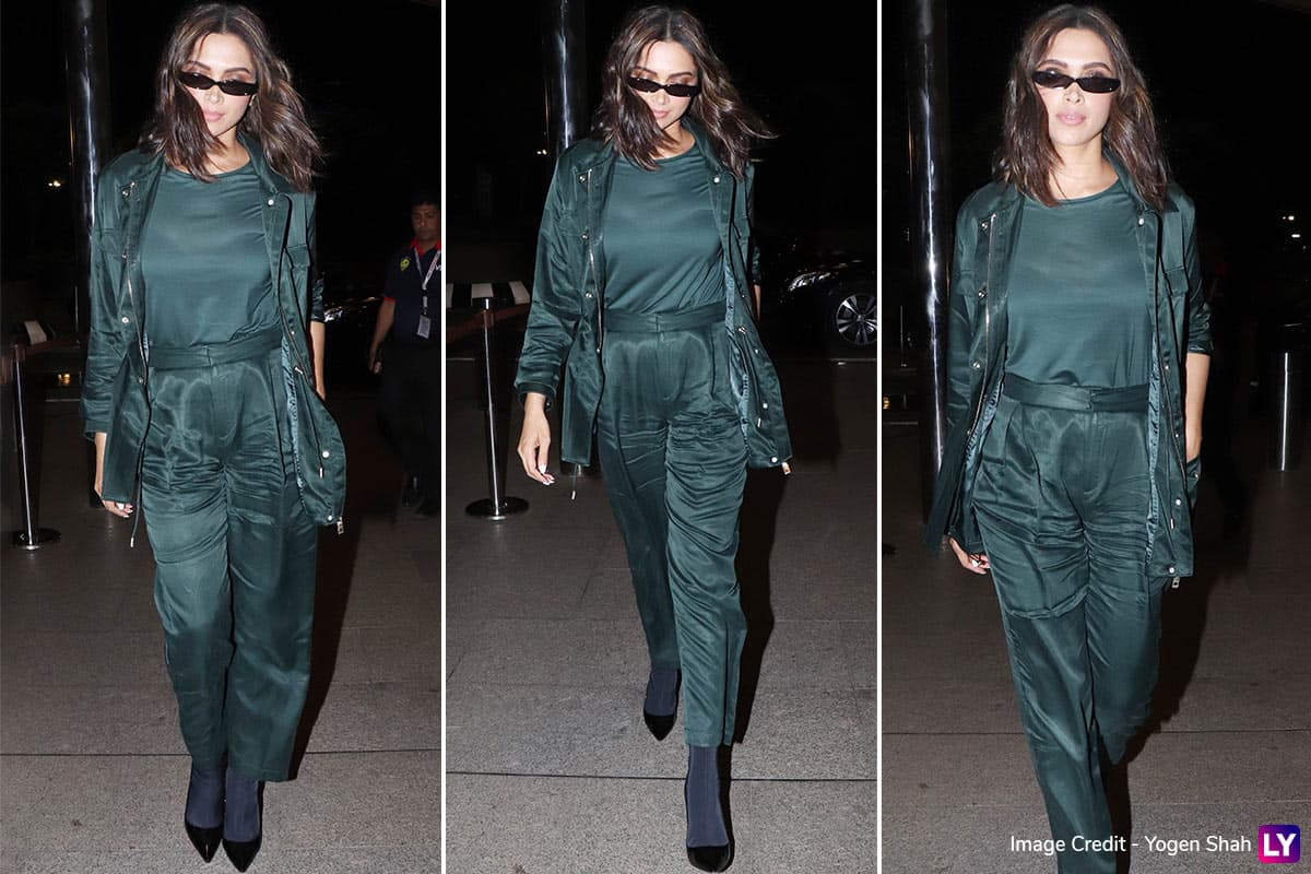 Airport Style - Deepika Padukone