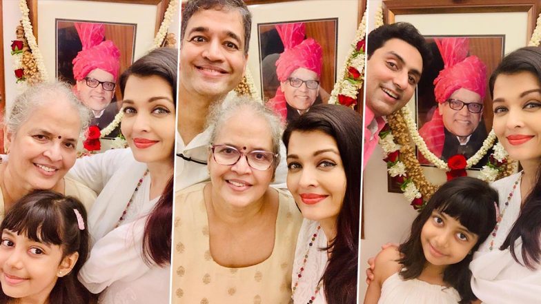 Aishwarya Rai Bachchan Remembers Her Father Krishnaraj Rai on His Death Anniversary (View Pics)