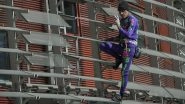 French 'Spiderman' Alain Robert Climbs One of The Tallest Skyscraper in Barcelona to Protest Coronavirus Panic (Watch Video)