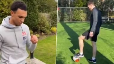 Liverpool Duo Trent Alexander-Arnold and Andy Robertson Hone Their Free-Kick Skills During Self-Quarantine (Watch Videos)