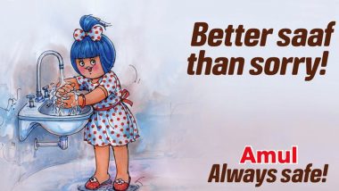 Amul Ad Urges People to Take Precautions Against Coronavirus, Ad Says 'Better Saaf Than Sorry!'