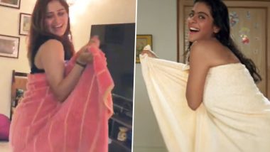 Bigg Boss 13’s Arti Singh Recreates Kajol’s Iconic DDLJ Towel Dance During Her Self-Quarantine Time (Watch Video)