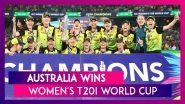 ICC Women&rsquo;s T20 World Cup 2020 Final Stat Highlights: Australia Beat India To Win Fifth T20I Title